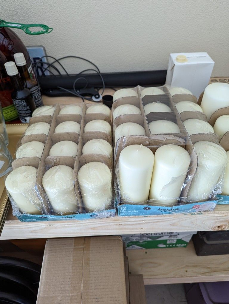 Pillar Candles - Bulk Wedding Decor