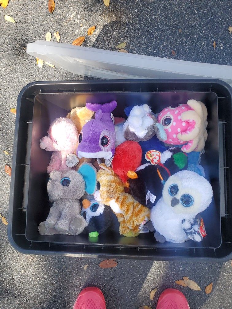 31 NEW TY MINI ADORABLE STUFFED ANIMALS