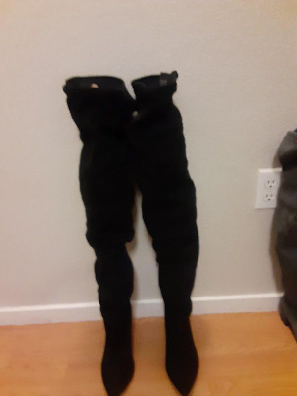 Women's  Thigh-High Suede Boots Size 7.5