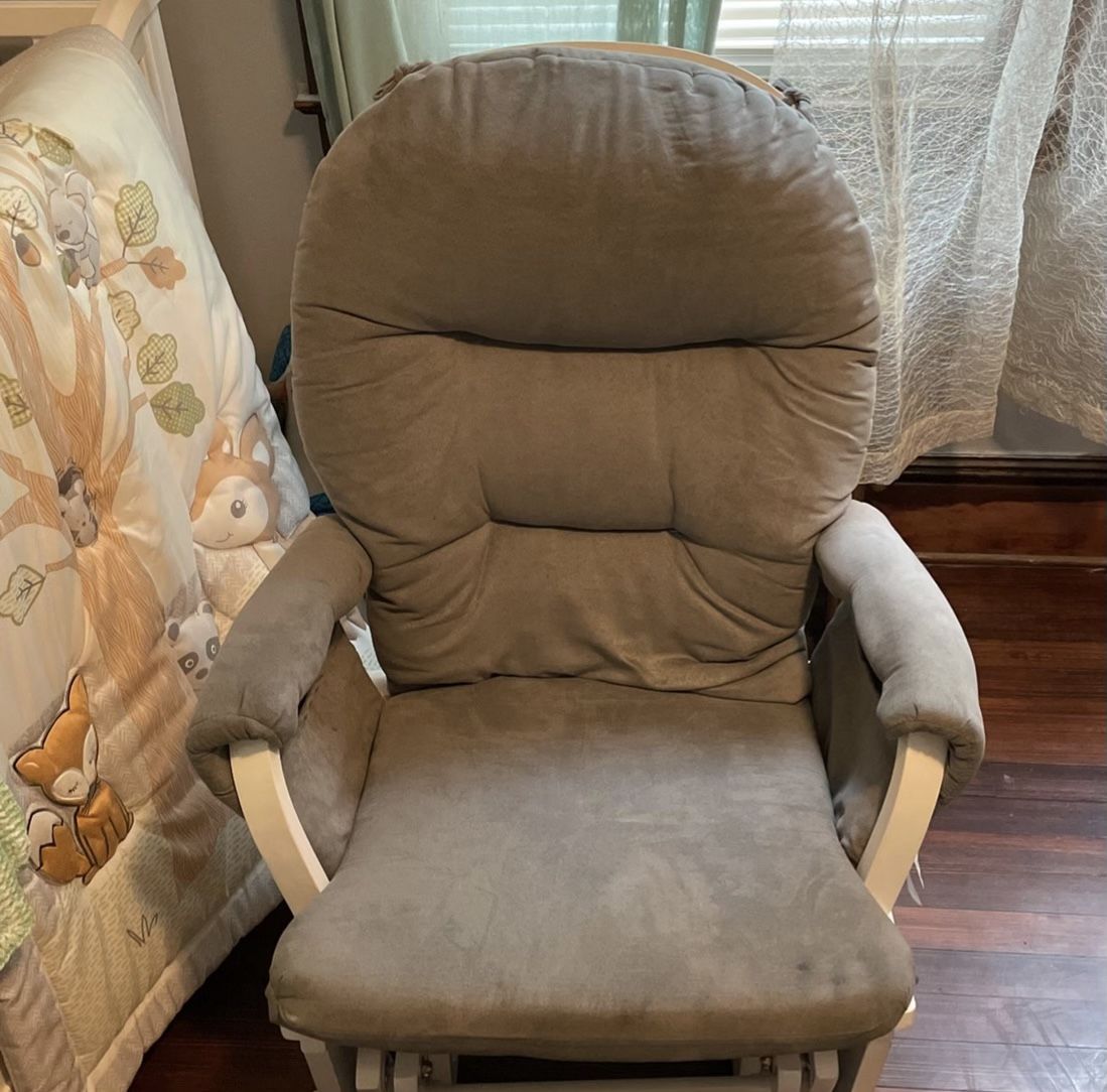Rocking Chair With Foot Rest