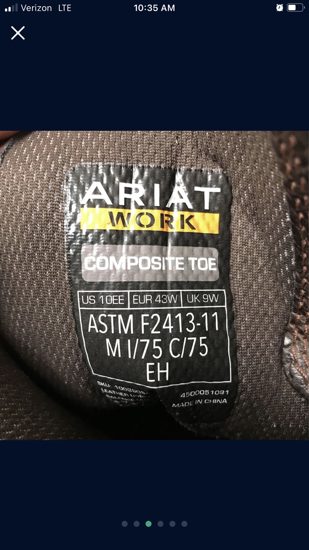 ARIAT Work Boots - Slip On