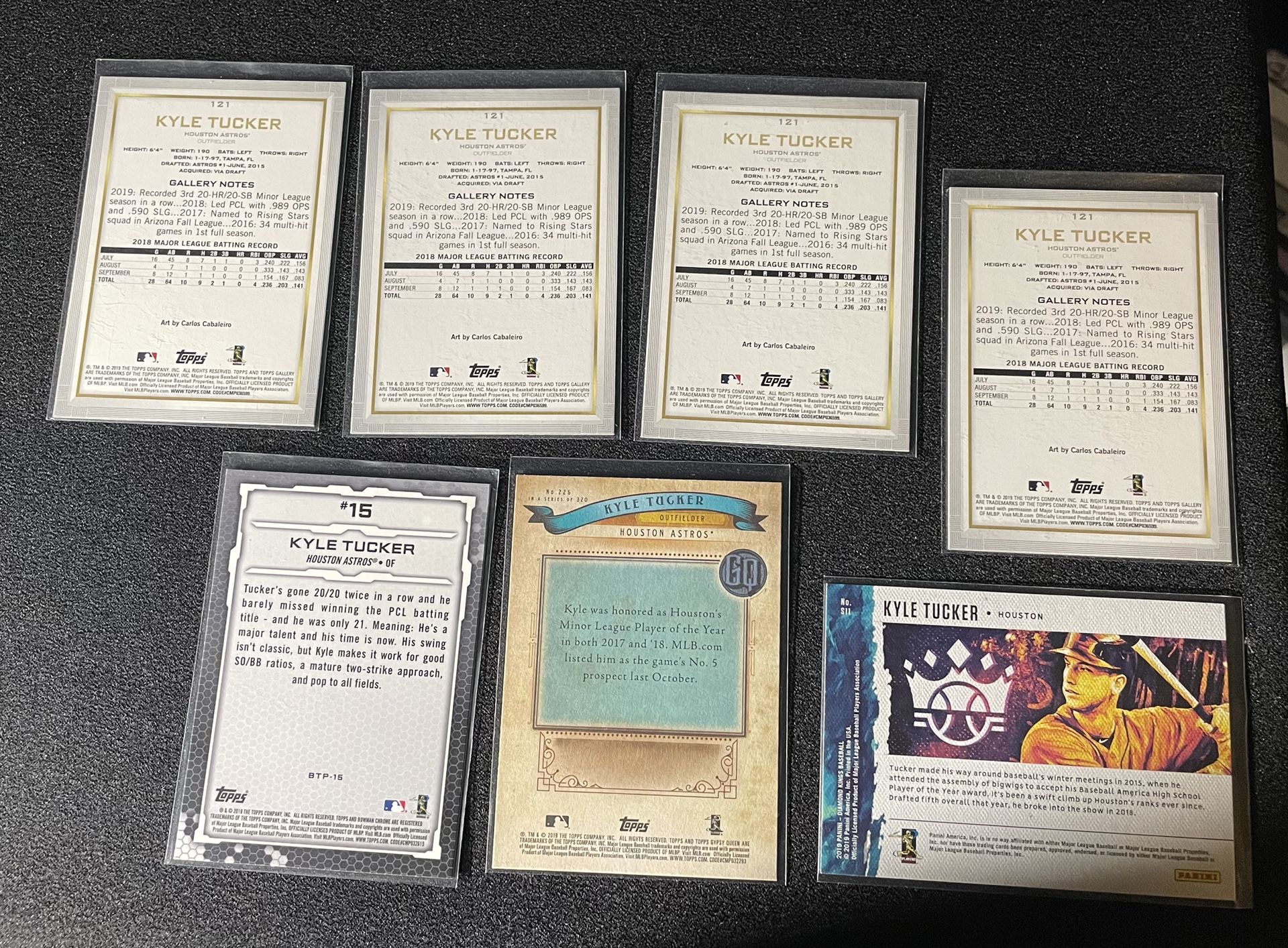 Kyle Tucker Rookie Card Lot Of 31 Cards