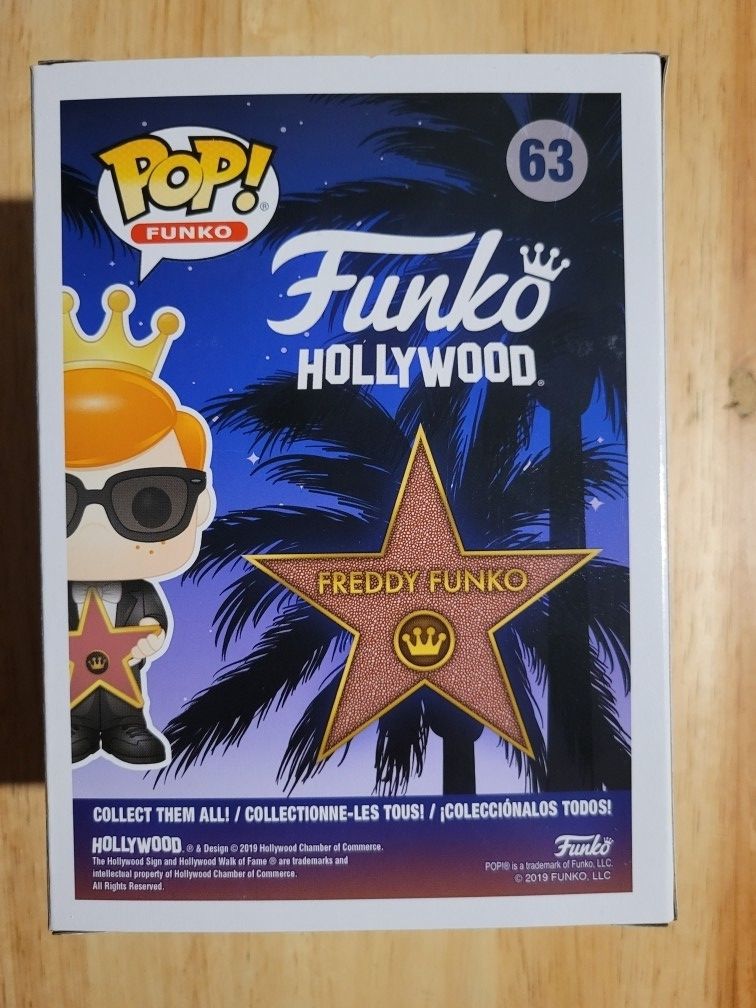 Hollywood Funko Shop Exclusive Hollywood Freddy Funko Pop