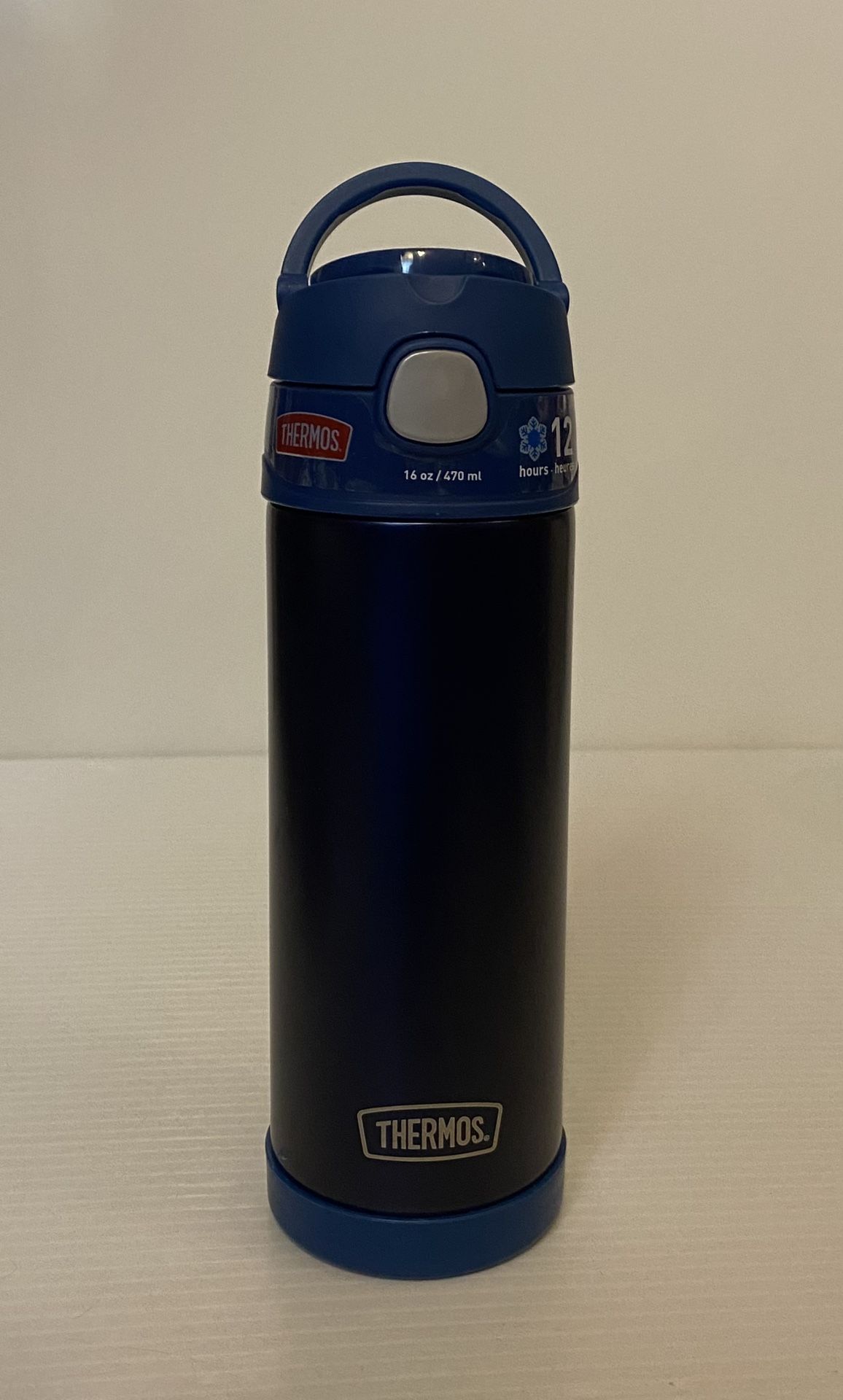 NEW 16oz THERMOS FUNtainer Water Bottle! Stays Cold For 12hrs. 18.99$ Retail