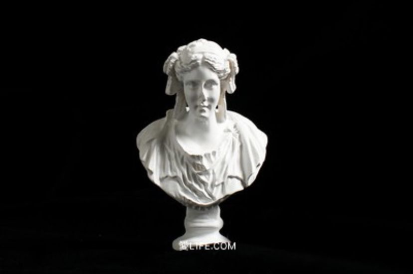 Nordic Style Drawing Practice Crafts Sculpture Plaster Bust