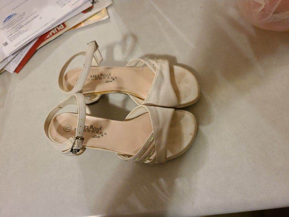 White Dress Shoes Size 1