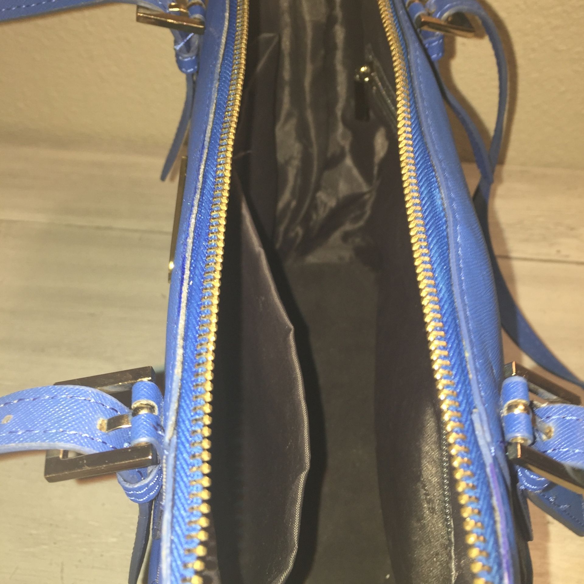 Alpine Swiss Royal Blue Purse