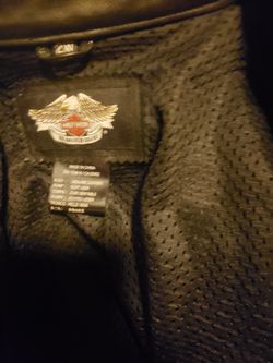 Harley Davidson Leather Coat Thumbnail
