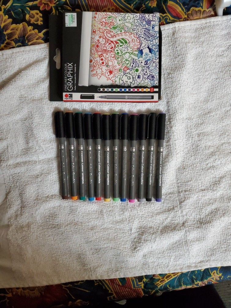 Graphic Fineliner Colour 12cnt