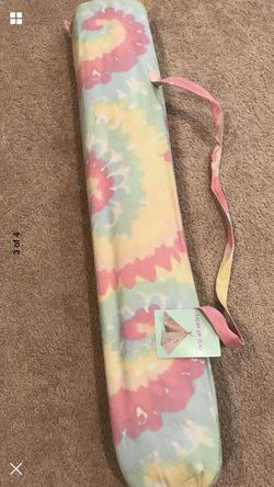 JUSTICE LIGHT UP TENT & CARRY BAG PASTEL TIE DYE  SUPER COOL FORT FUN WOW!!! 