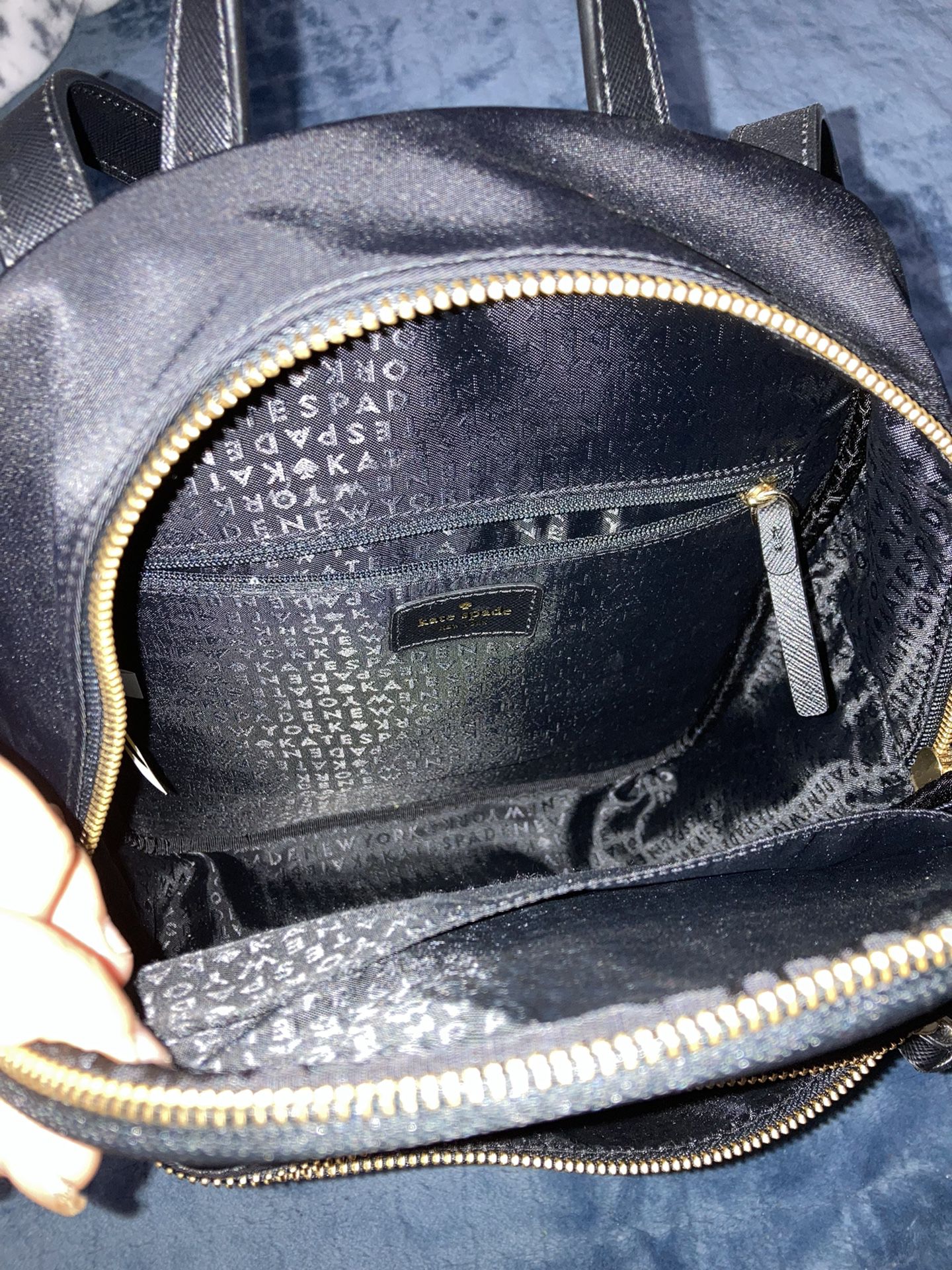 Kate Spade Mini Black Backpack 