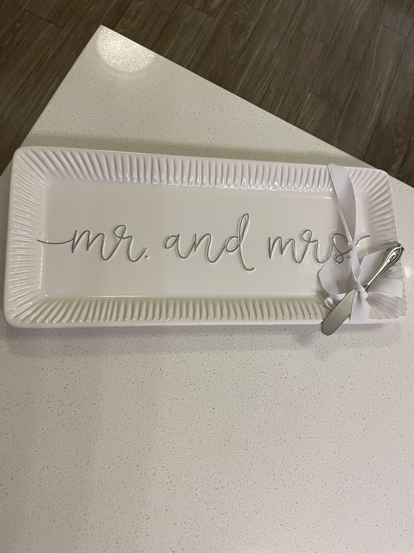Mr & Mrs Serving Platter 
