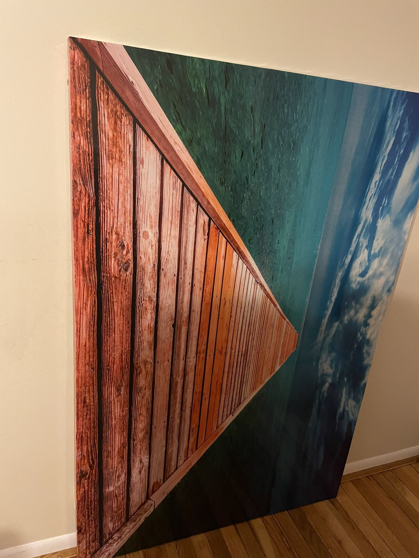 Oversized Ocean View Canvas