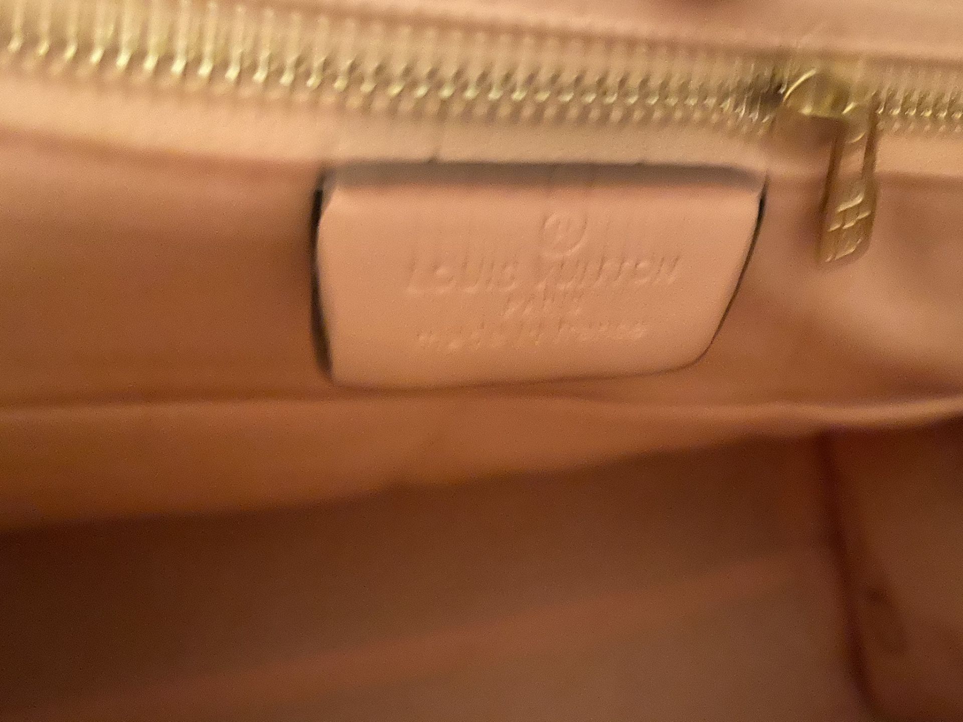 Pastel leather monogram bag tote