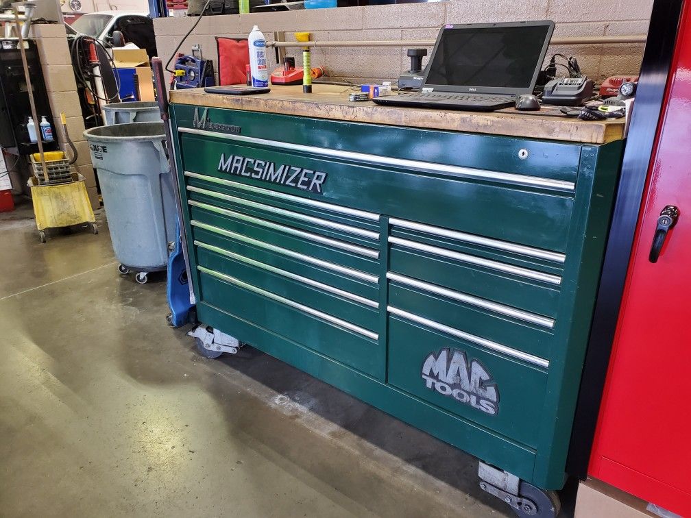 Mac maximizer super station with butcher block top for Sale in Chandler ...