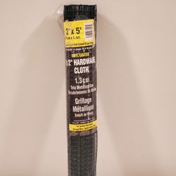 NEW ROLL!! 2’ by 5’ Green 1/2-Inch PVC-Coated Mesh Hardware Cloth - firm price Thumbnail