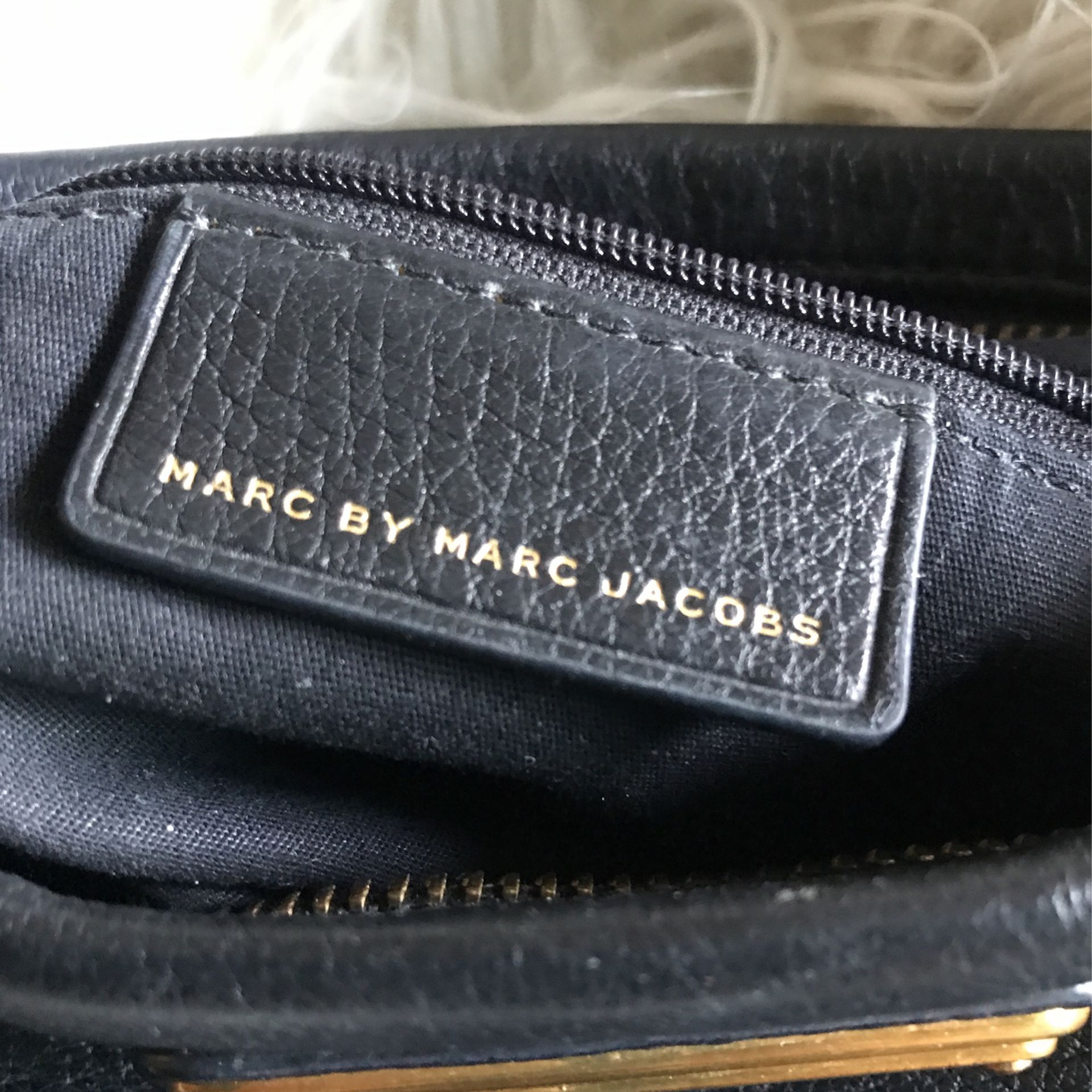 Marc By Marc Jacobs Black Leather Crossbody Bag