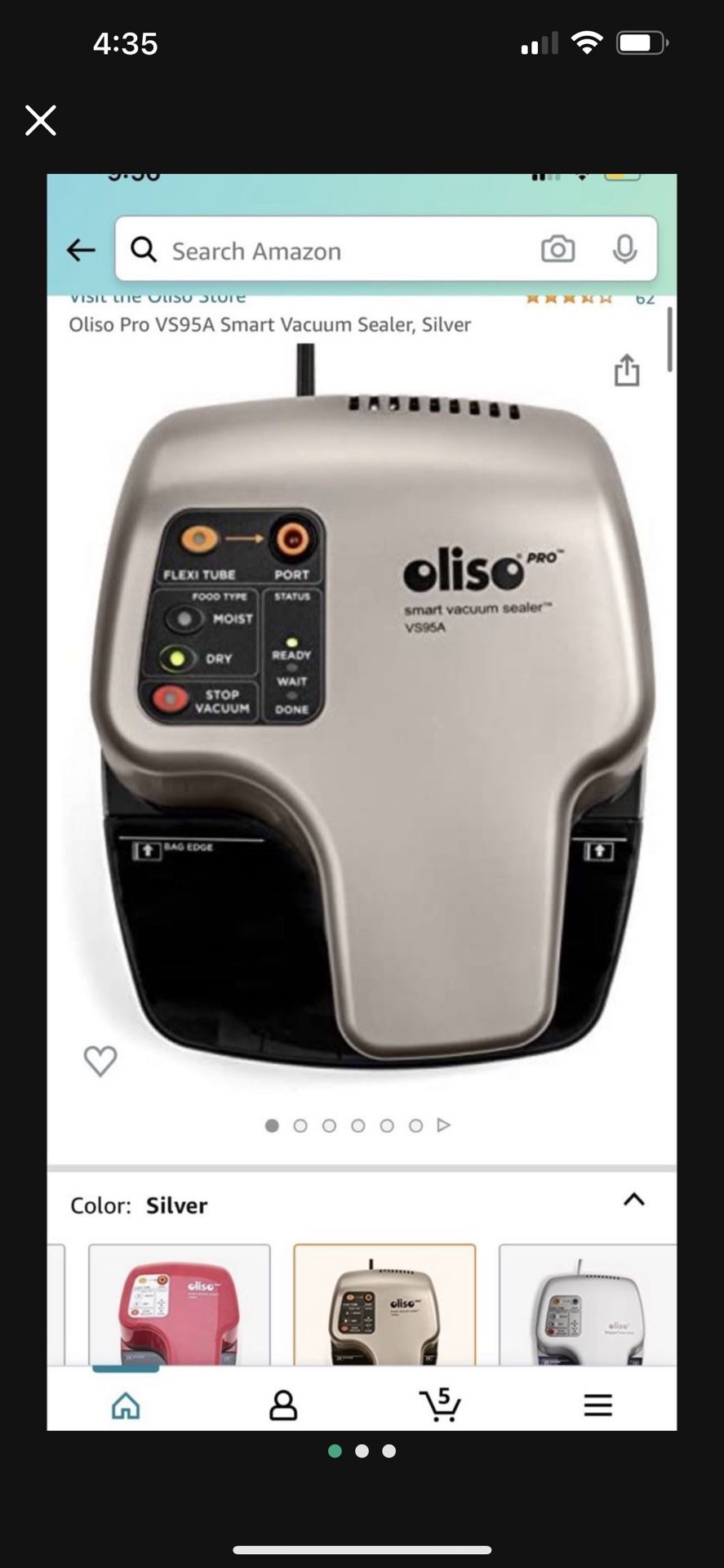 Vacuum Sealer Oliso  Pro VS95A