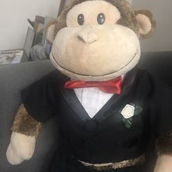 Build a Bear Smiley Monkey Plush Brown 17” Thumbnail