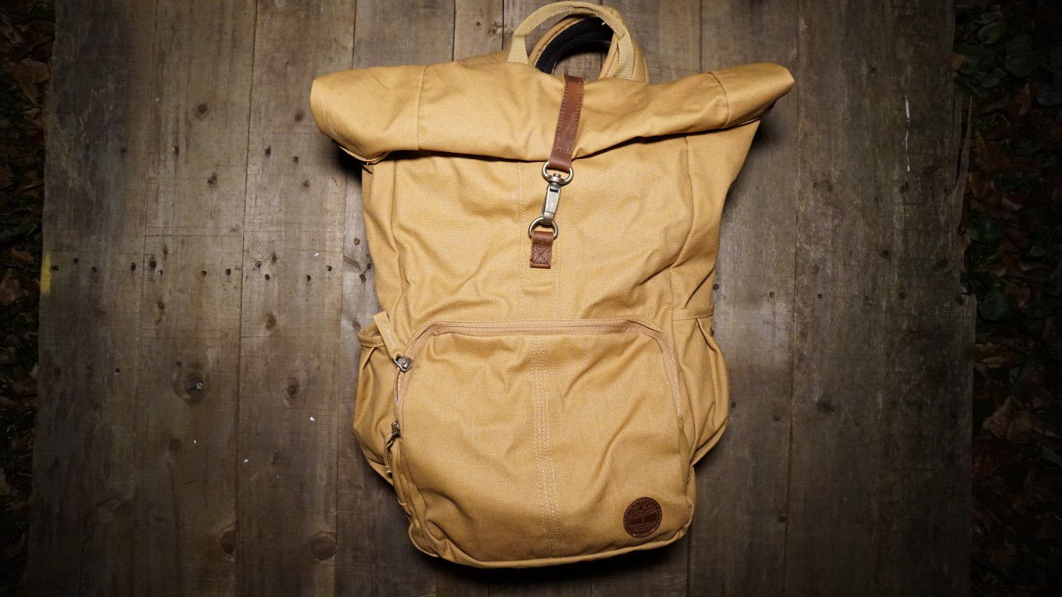 Timberland Canvas & Leather Backpack - NEW