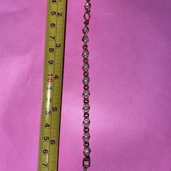 Real Gold And Pearl Chain Anklet/Bracelet Thumbnail
