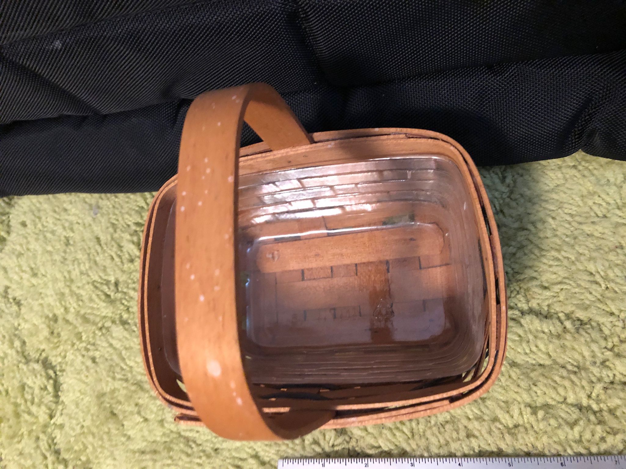 Small Longaberger Basket With Liner