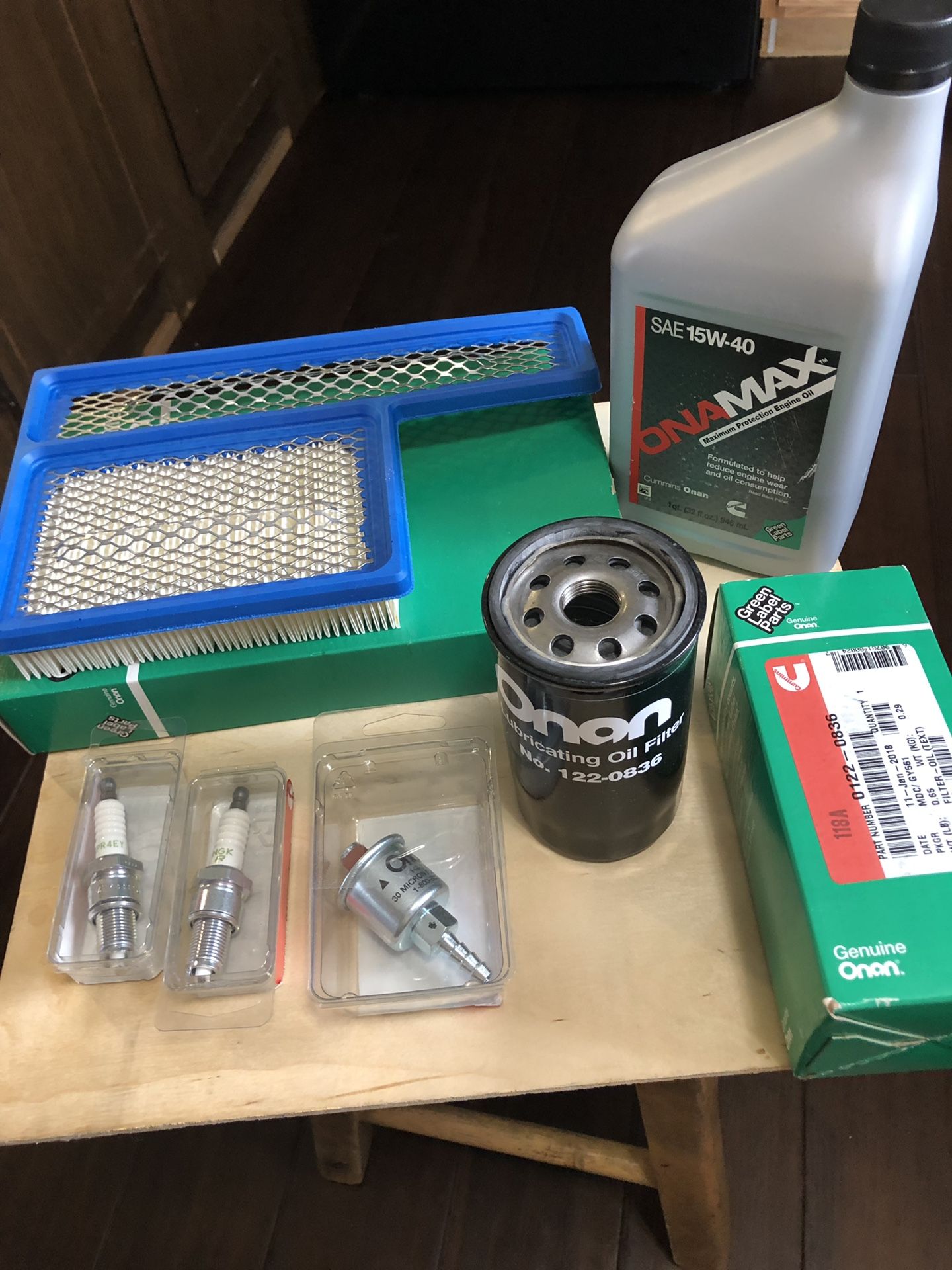 Light Equipment & Tools HGJAB and HGJAC Tune Up Kit for Onan RV Generators 5500 and 7000 HGJAA