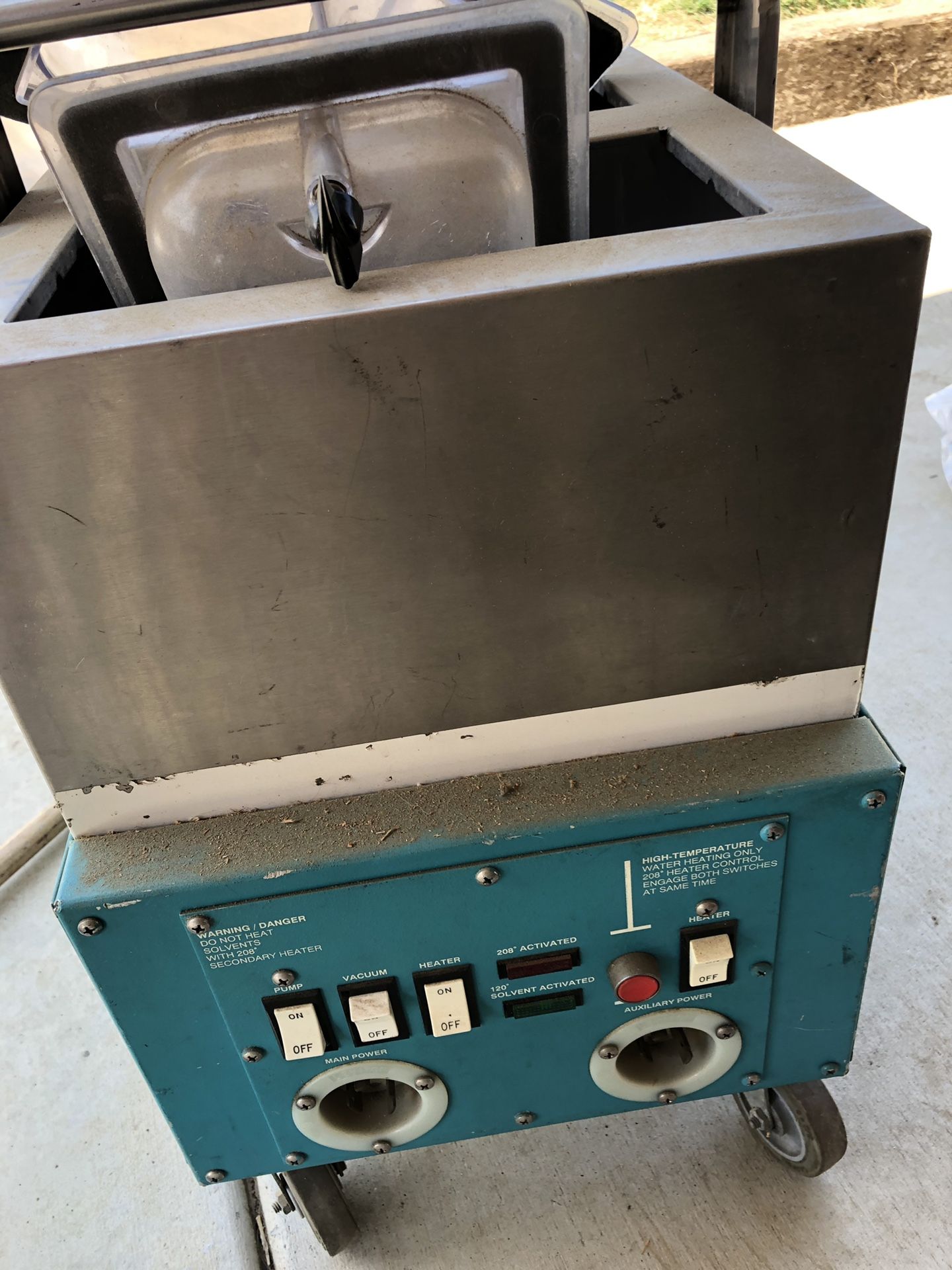 Professional dry cleaning unit, floor scrubber and wood floor cleaning unit!