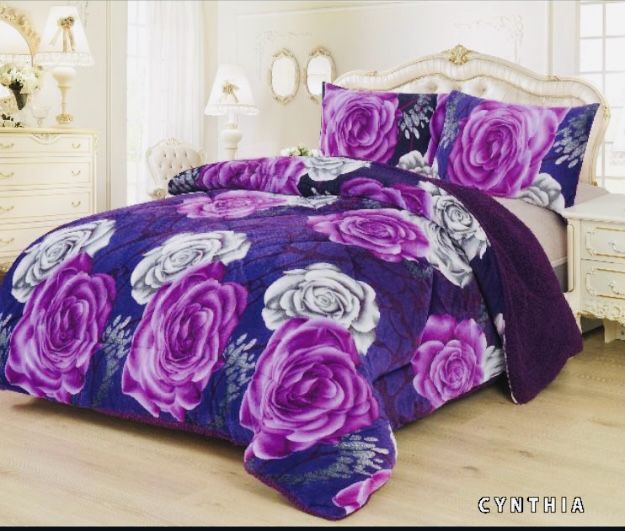 3pc Blanket Borrego Set ~ Queen