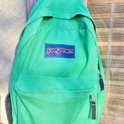 (SOLD) JanSport Green Backpacks Original Superbreak Thumbnail