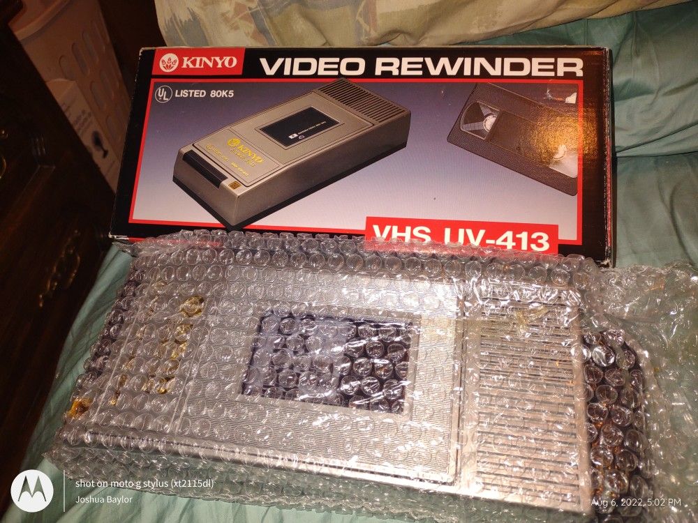 Kinyo Brand New In Box : Vhs Video Rewinder