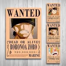 Anime One Piece 3D Poster Novelty