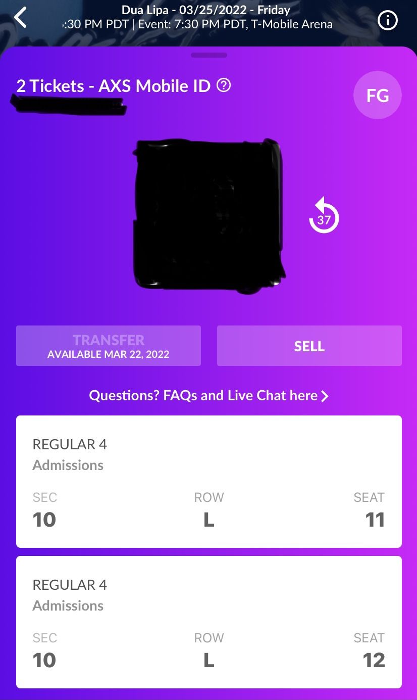 Dua Lipa Future Nostalgia Tickets