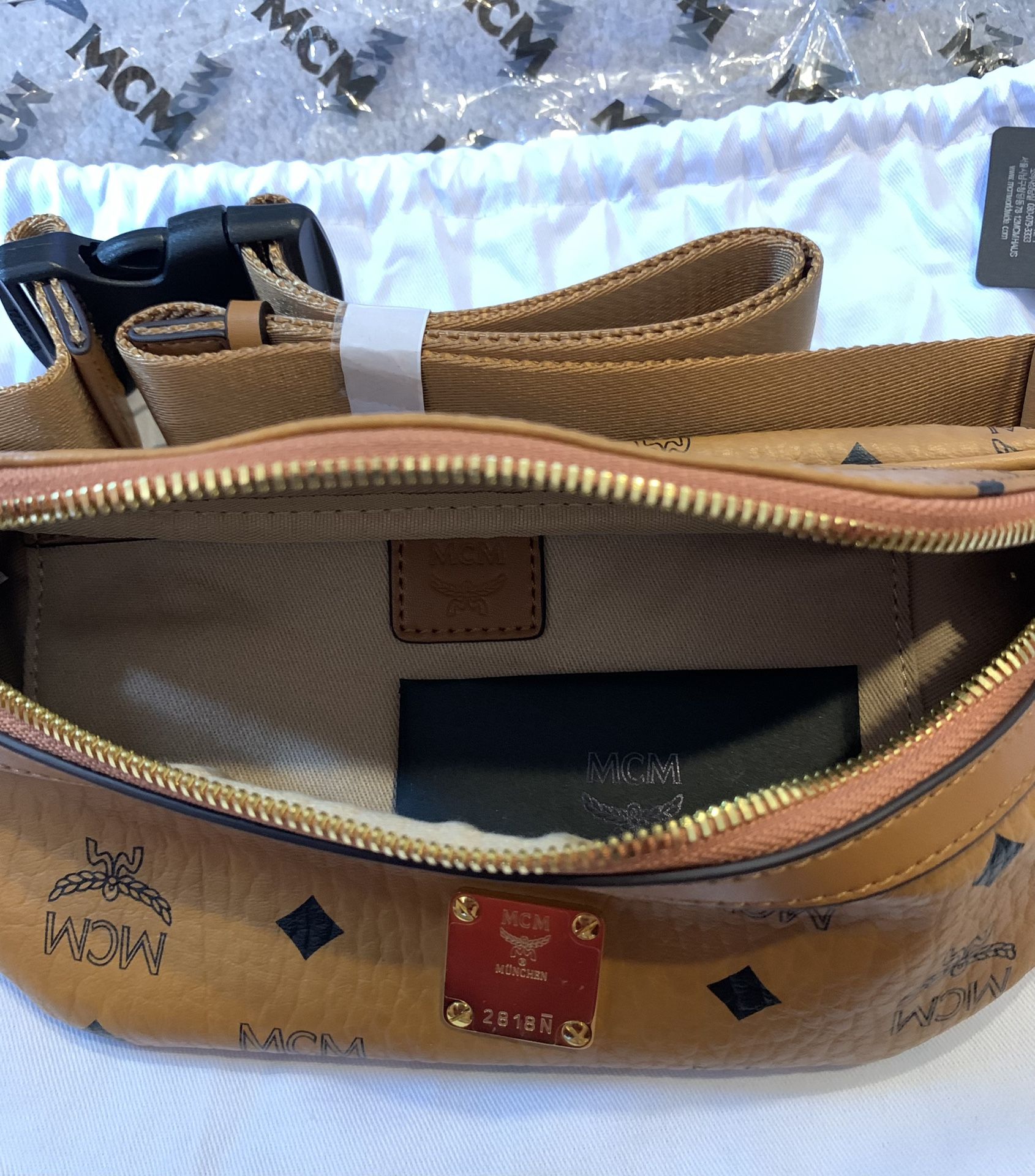 Designer MCM Belt Bag Fanny Pack Crossbody