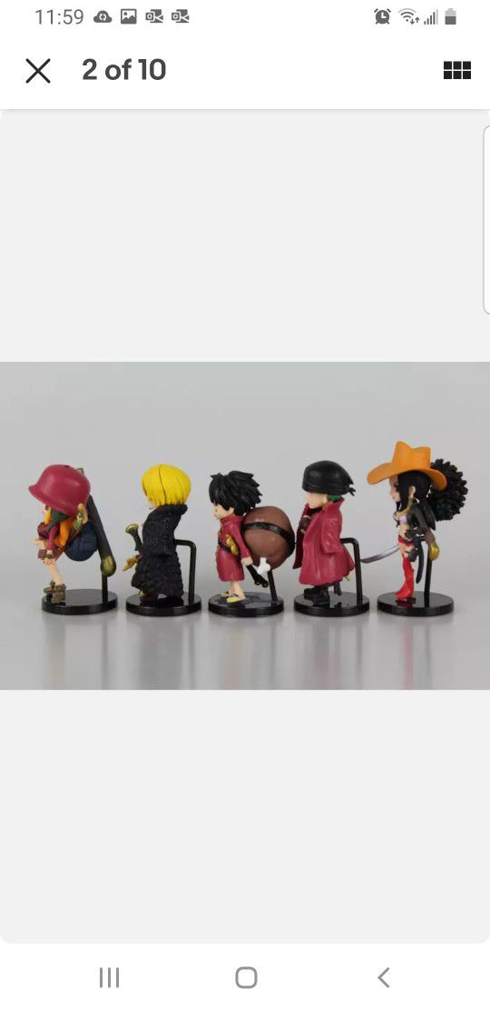 One Piece Anime 9pcs Figure