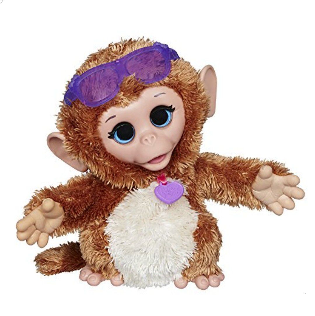 FurReal Friends Baby Cuddles My Giggly Monkey Pet Plush