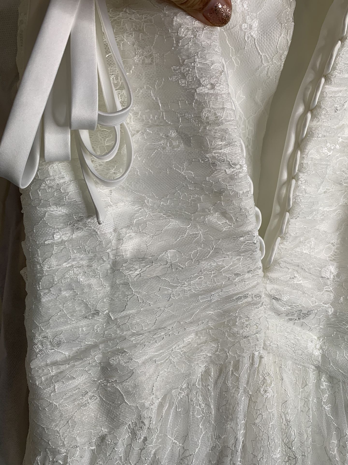Never Worn Or Altered Mermaid Wedding Dress