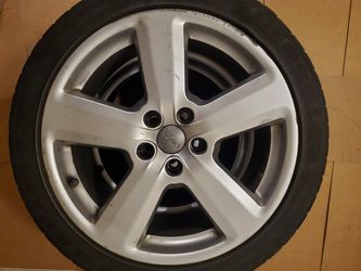 TWO 18" Audi Wheels + Tires with 4 TPMS Sensers Thumbnail