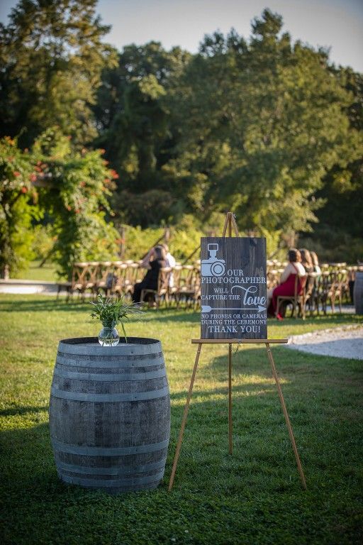 Unplugged Wedding Ceremony Sign
