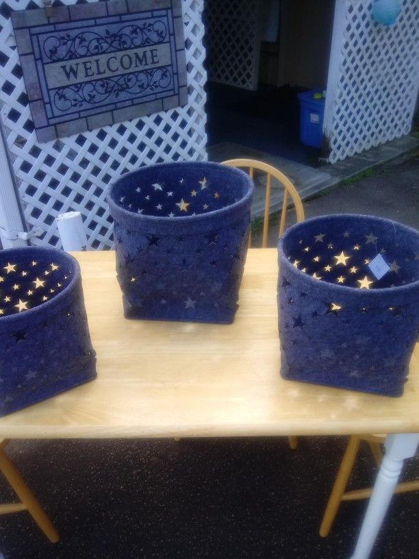Brand new 🌟 Baskets Set Of 3 High quality Durable