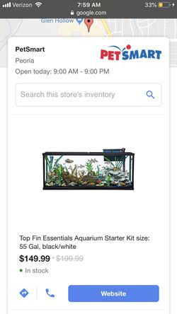 55 gallon fish tank, stand & accessories Thumbnail