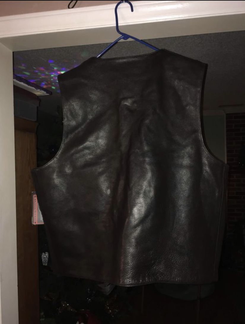 3X Motorcycle Vest (leather)
