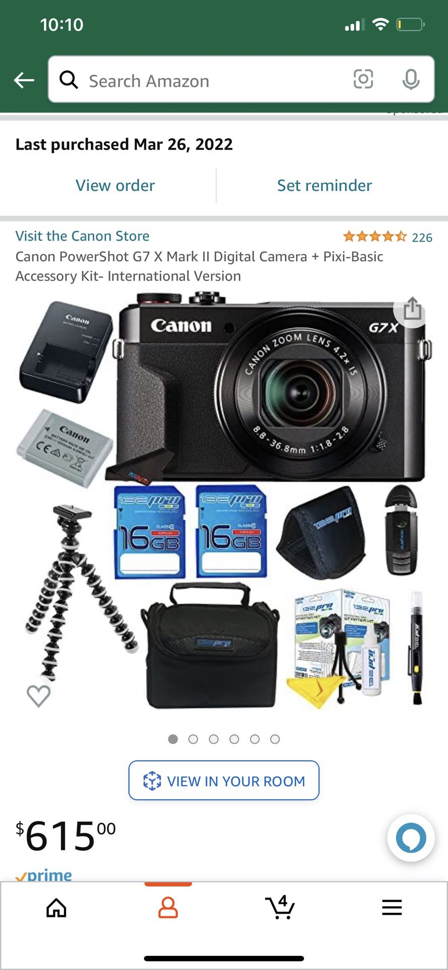 Canon PowerShot G7 X Mark II Digital Camera + Pixi-Basic Accessory Kit
