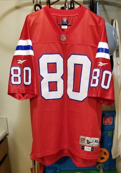 Vintage NFL New England Patriots Irving Fryar#80 Stitched Throwback REEBOK Jersey Size XL X-Large Thumbnail