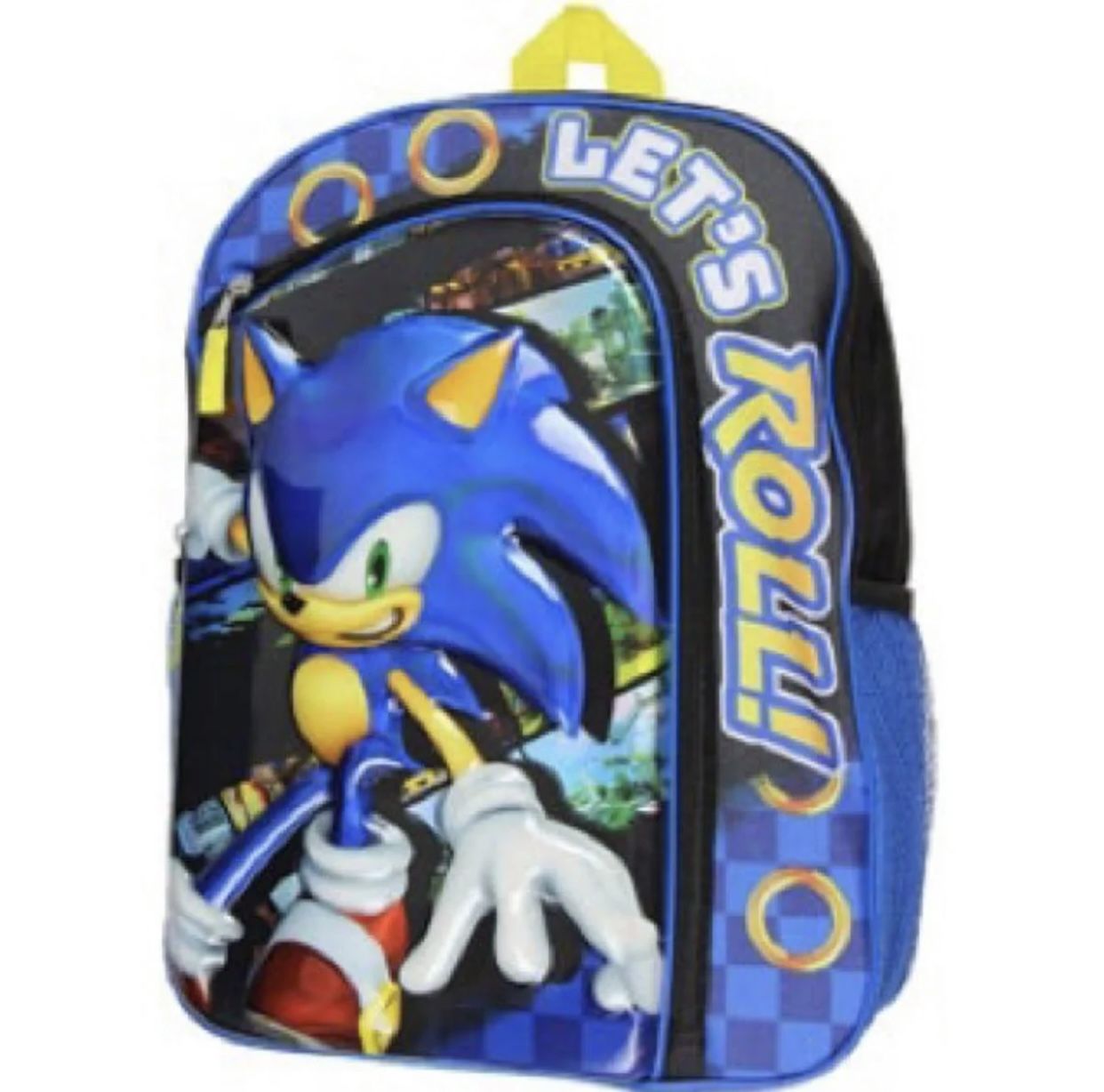 Sonic Sega Game Let's Roll Backpack