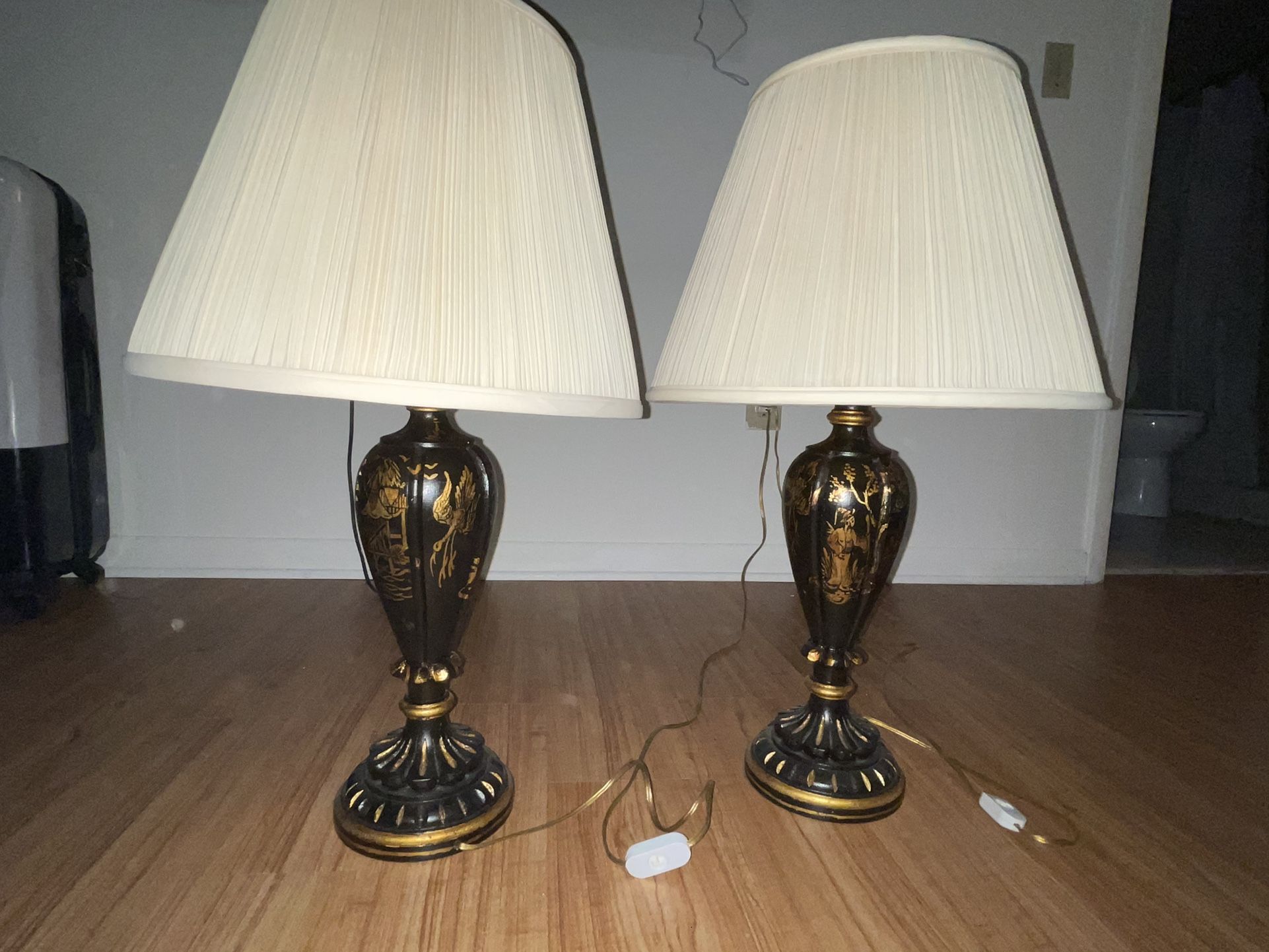 Antique japanese lamps