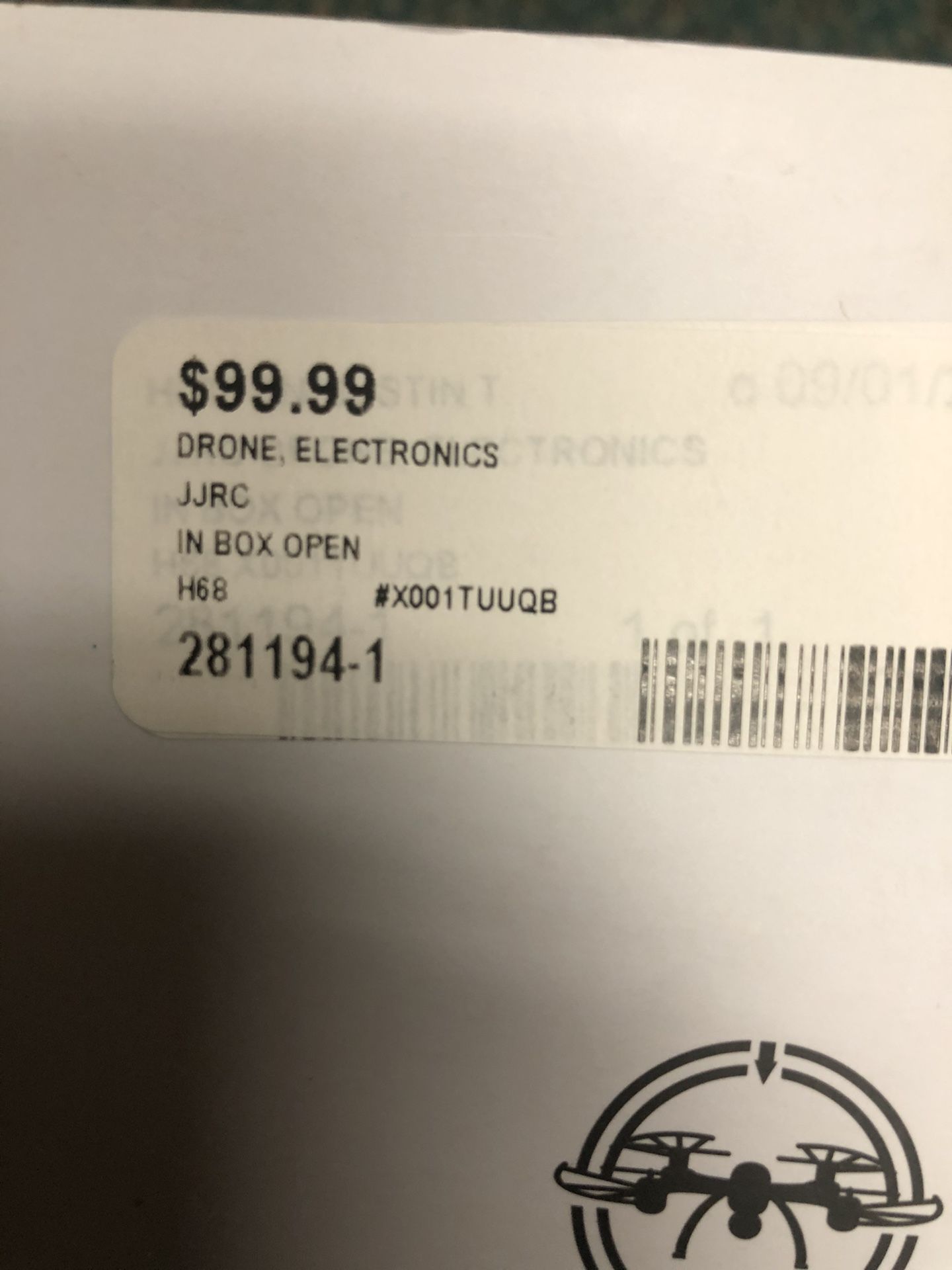 Drone, Electronics JJRC H68 Bellwether 1st Aerial Drone With 20-Min Endurance in Box OPEN