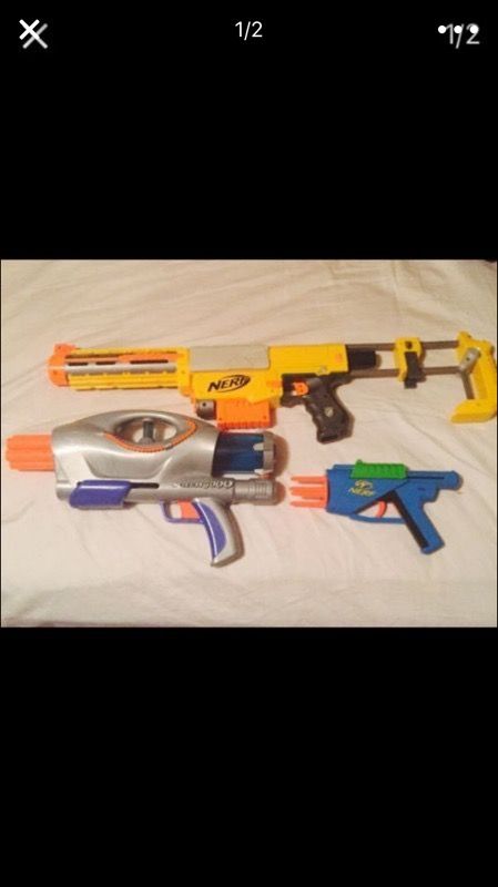 3 nerf guns for sale