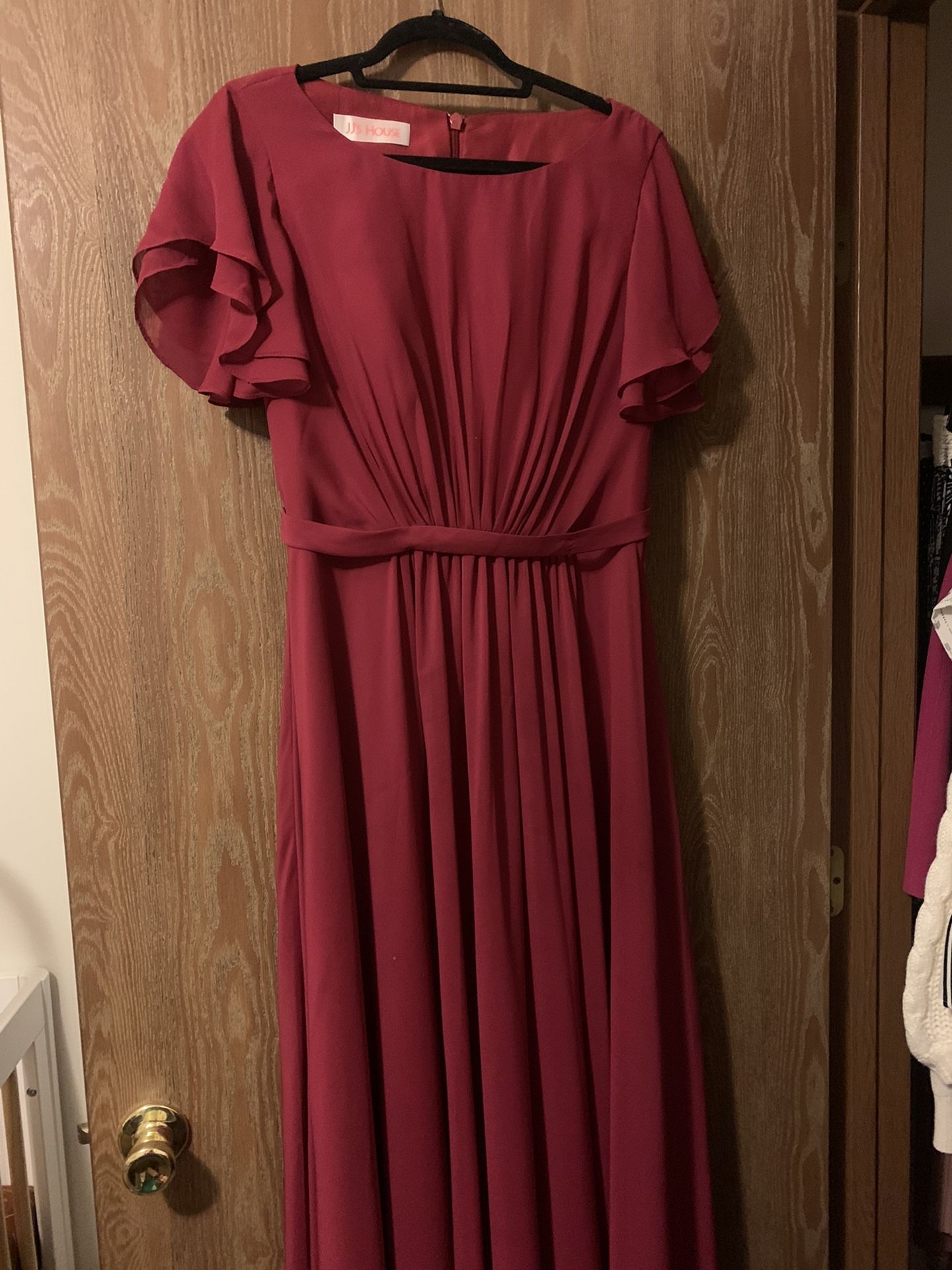 JJs House Burgundy Dress