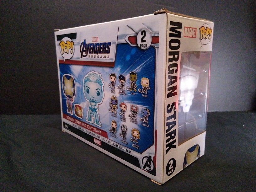 Funko Pop Morgan Stark And Tony Stark Glow In The Dark Exclusive